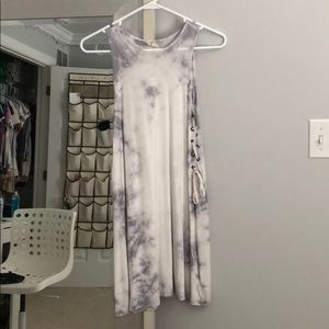 marble dress flowy